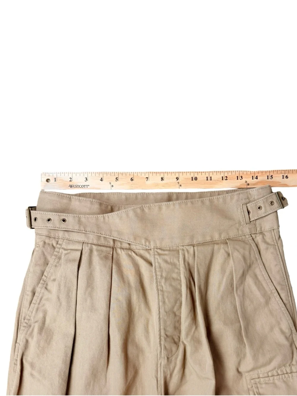 BANANA REPUBLIC I Womens Utilitarian Khaki Heritage Explorer Cargo Pants size 6S